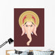 Illustration of Lord Ganesh With His Crown Wall Mural