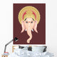 Illustration of Lord Ganesh With His Crown Wall Mural