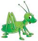 Green Grasshopper Wall Decal