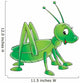 Green Grasshopper Wall Decal