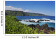 USA, Hawaii Islands, Maui, View of Northern Coast along road to Hana Wall Mural
