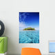 French Polynesia, Tahiti, Turquoise water and blue sky Wall Mural
