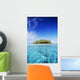 French Polynesia, Tahiti, Turquoise water and blue sky Wall Mural