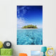 French Polynesia, Tahiti, Turquoise water and blue sky Wall Mural
