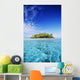 French Polynesia, Tahiti, Turquoise water and blue sky Wall Mural