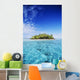 French Polynesia, Tahiti, Turquoise water and blue sky Wall Mural