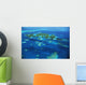 Micronesia, Palau, Aerial view Wall Mural