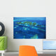 Micronesia, Palau, Aerial view Wall Mural