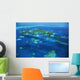 Micronesia, Palau, Aerial view Wall Mural