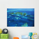 Micronesia, Palau, Aerial view Wall Mural