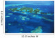 Micronesia, Palau, Aerial view Wall Mural