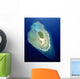 Micronesia, Aerial view of island near Ulithi Yap State Wall Mural