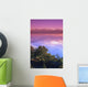 Nepal, Pink sunset and himalayan mountains in background Wall Mural