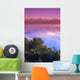 Nepal, Pink sunset and himalayan mountains in background Wall Mural