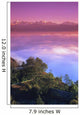 Nepal, Pink sunset and himalayan mountains in background Wall Mural