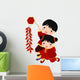 New Year Greetings_children Wall Decal