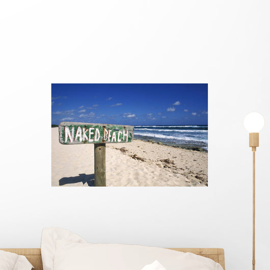 Ocean And Blue Sky In Background Wall Mural