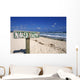 Ocean And Blue Sky In Background Wall Mural