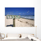 Ocean And Blue Sky In Background Wall Mural