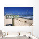 Ocean And Blue Sky In Background Wall Mural