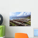 Line Of Outrigger Canoes On Beach Wall Mural