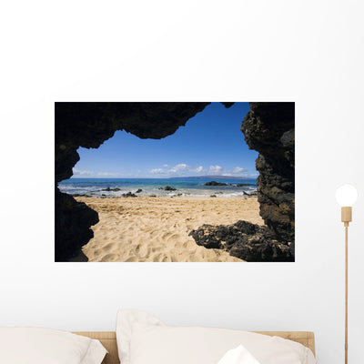 From Secret Beach Kahoolawe Wall Mural shown on a wall