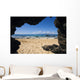 View From Secret Beach Of Kahoolawe From Inside Of A Lavatube Cavern Wall Mural