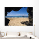 View From Secret Beach Of Kahoolawe From Inside Of A Lavatube Cavern Wall Mural