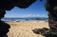 View From Secret Beach Of Kahoolawe From Inside Of A Lavatube Cavern Wall Mural