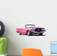 Vintage Pink Caddy Wall Decal