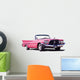 Vintage Pink Caddy Wall Decal