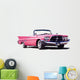 Vintage Pink Caddy Wall Decal