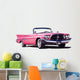Vintage Pink Caddy Wall Decal