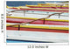 Hawaii, Oahu, Lineup Of Colorful Outrigger Canoes Wall Mural