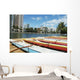 Waikiki Buildings Across The Water Wall Mural