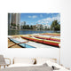 Waikiki Buildings Across The Water Wall Mural
