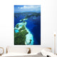 Micronesia, Palau, Rock Islands, Aerial Wall Mural