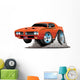 American Muscle Car Hot Wall Decal