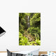 Hawaii, Maui, Kipahulu, Hana Coast, Wailua Falls Surrounded By Foliage Wall Mural