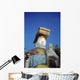 China, Hong Kong, Close up Of Colorful Statue in Tin Hua Temple Wall Mural