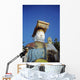 China, Hong Kong, Close up Of Colorful Statue in Tin Hua Temple Wall Mural