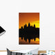 Ornage Sky Wall Mural