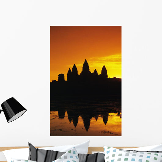 Ornage Sky Wall Mural
