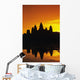 Ornage Sky Wall Mural