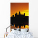 Ornage Sky Wall Mural