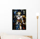 Joan of Arc in Wellington church, New Zealand Wall Mural