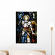 Joan of Arc in Wellington church, New Zealand Wall Mural