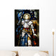 Joan of Arc in Wellington church, New Zealand Wall Mural