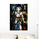 Joan of Arc in Wellington church, New Zealand Wall Mural