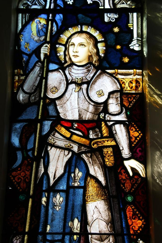 Joan of Arc in Wellington church, New Zealand Wall Mural